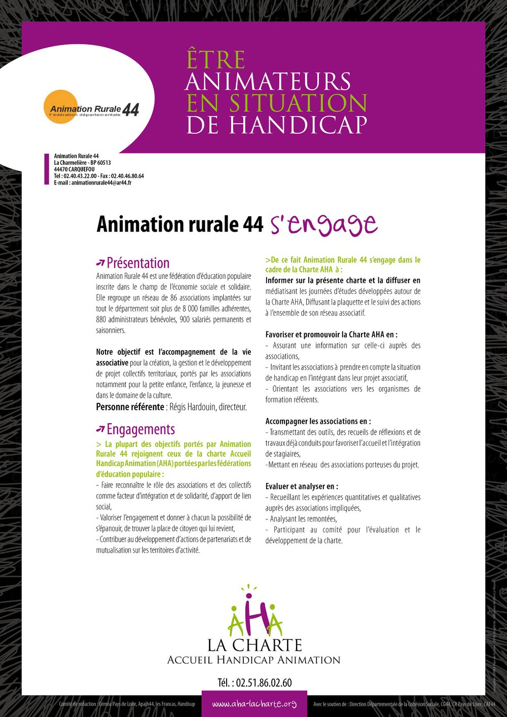 Engagements d'Animation Rurale 44