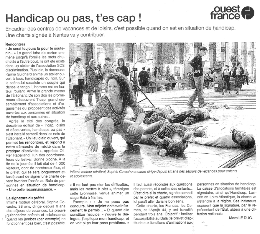 Articles Ouest-France - 24 avril 2010