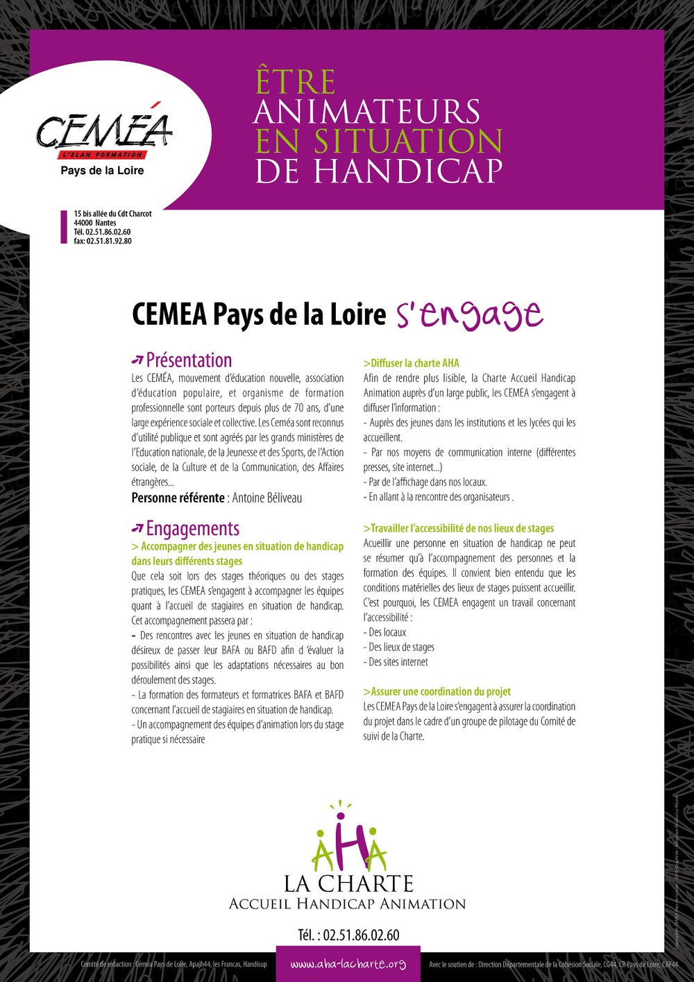 Engagement des CEMÉA Pays de la Loire